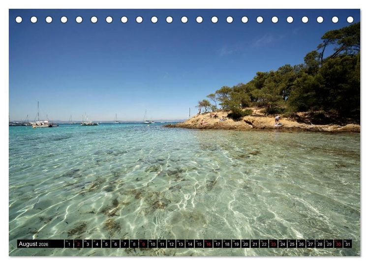 Produktbild: Frankreich - die Provence (Tischkalender 2026 DIN A5 quer), CALVENDO Monatskalender