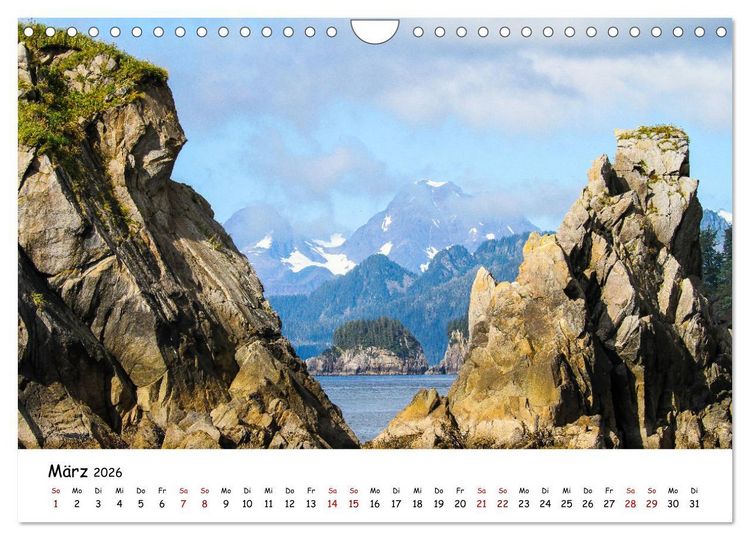 Produktbild: Alaska und Yukon, endlose Freiheit erleben (Wandkalender 2026 DIN A4 quer), CALVENDO Monatskalender