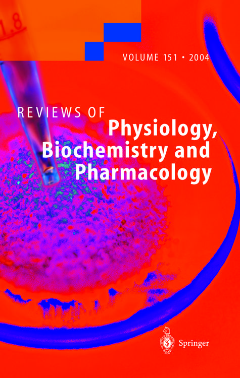 Produktbild: Reviews of Physiology, Biochemistry and Pharmacology 151