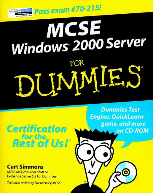 Produktbild: MCSE Windows 2000 Server For Dummies
