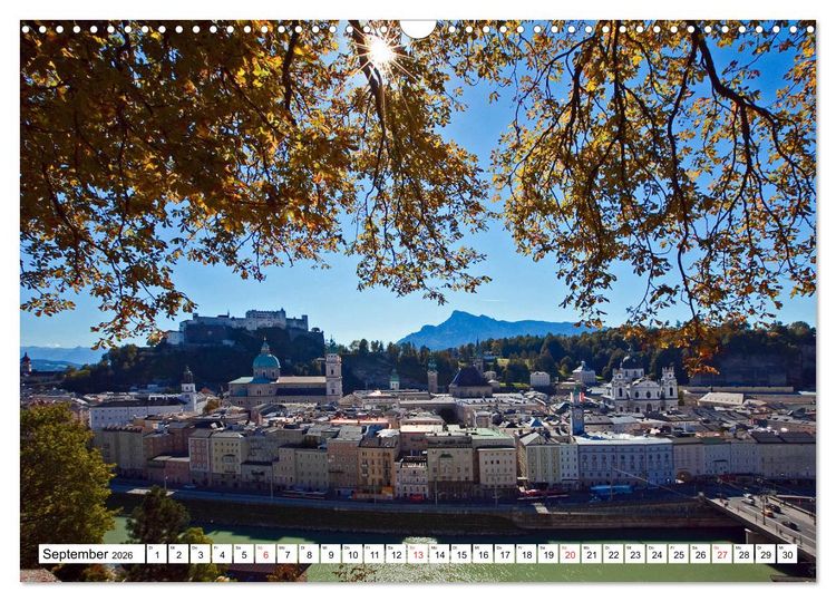 Produktbild: Mein sch&ouml;nes Salzburg (Wandkalender 2026 DIN A3 quer), CALVENDO Monatskalender