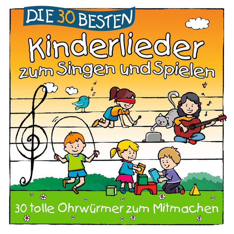 Produktbild: Die 30 besten Kinderlieder zum Singen und Spielen