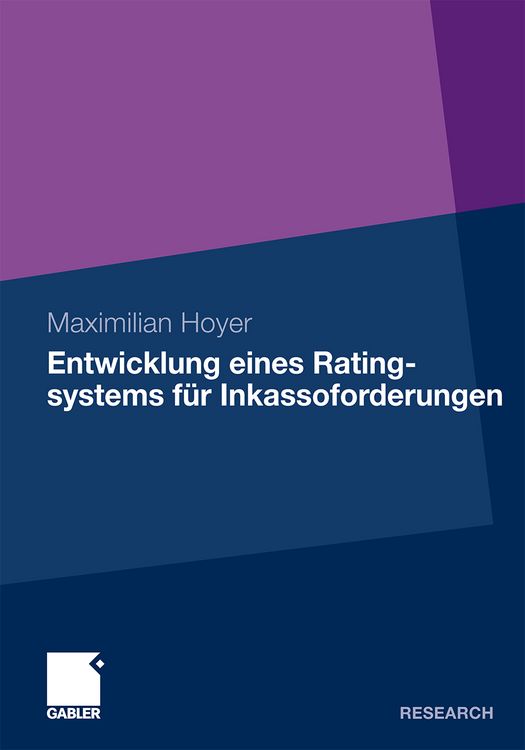 Produktbild: Entwicklung eines Ratingsystems f&uuml;r Inkassoforderungen