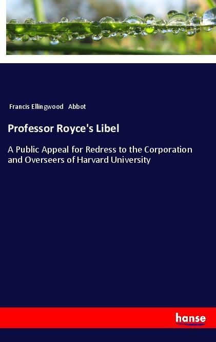 Produktbild: Professor Royce's Libel
