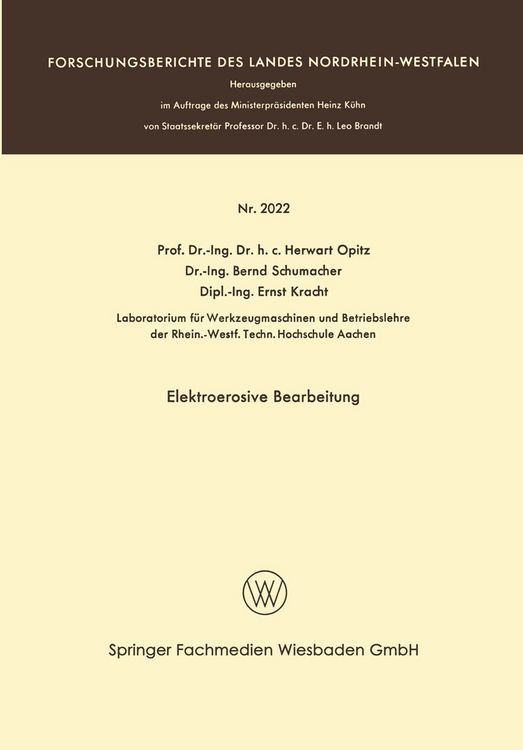 Produktbild: Elektroerosive Bearbeitung