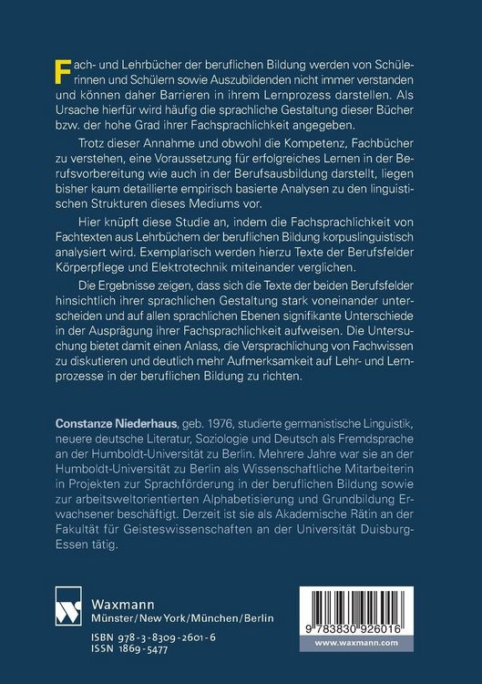 Produktbild: Fachsprachlichkeit in Lehrb&uuml;chern