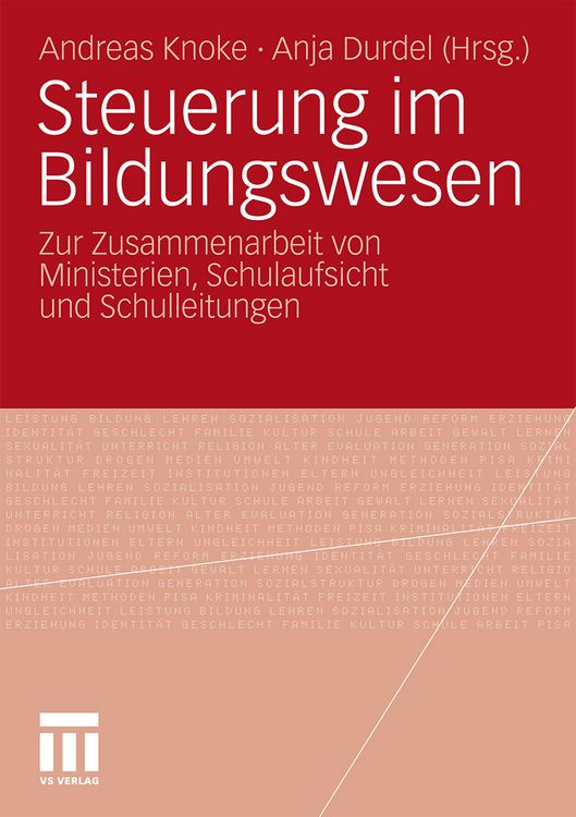 Produktbild: Steuerung im Bildungswesen