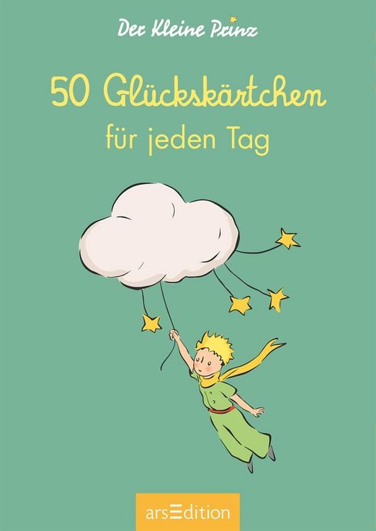 Produktbild: Der Kleine Prinz. 50 Gl&uuml;cksk&auml;rtchen f&uuml;r jeden Tag