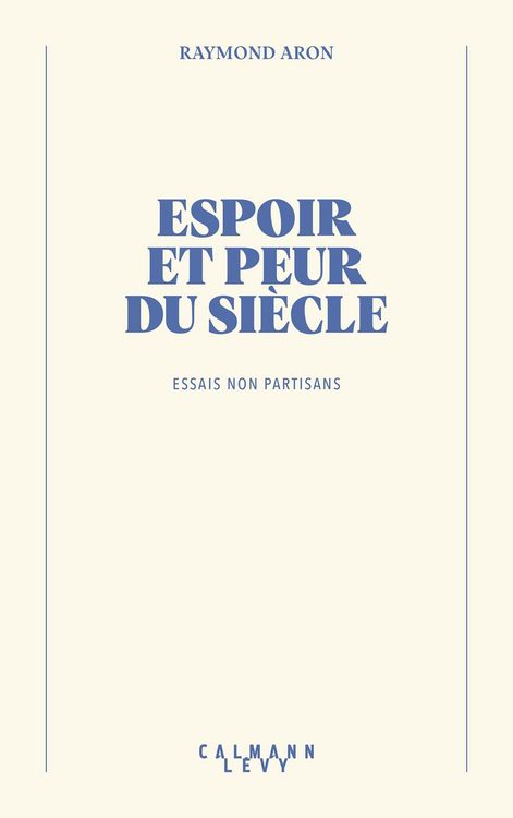 Produktbild: Espoir et peur du si&egrave;cle