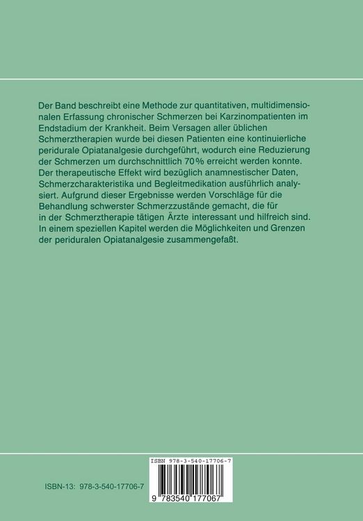Produktbild: Karzinomschmerzen