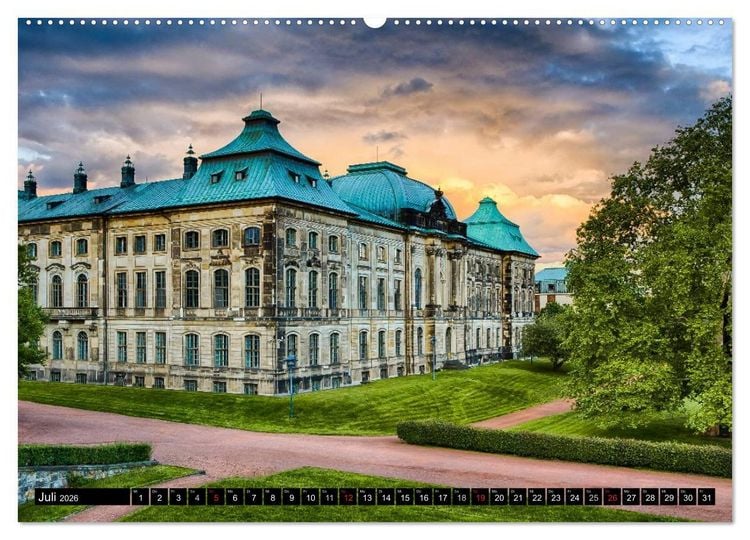 Produktbild: WUNDERVOLLES DRESDEN (Wandkalender 2026 DIN A2 quer), CALVENDO Monatskalender