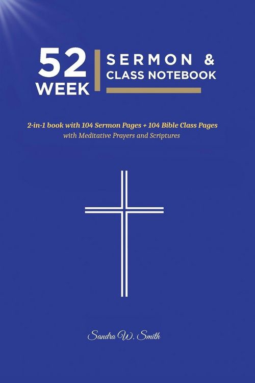 Produktbild: 52 Week Sermon & Class Notebook