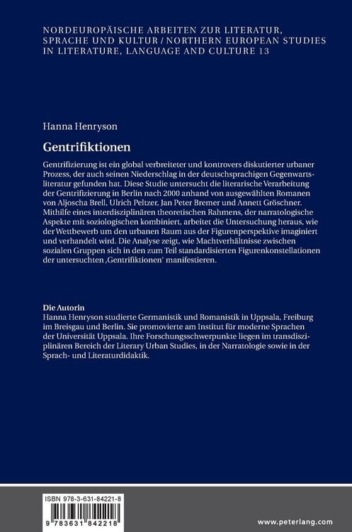 Produktbild: Gentrifiktionen