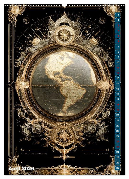 Produktbild: Umbrae Libri (hochwertiger Premium Wandkalender 2026 DIN A2 hoch), Kunstdruck in Hochglanz