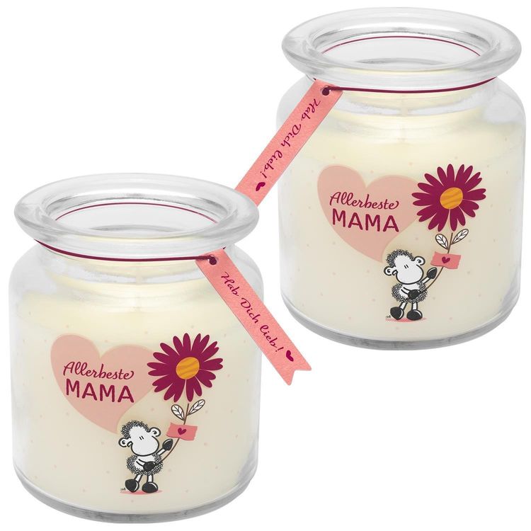 Produktbild: Sheepworld Kerze im Glas Motiv "Allerbeste Mama"