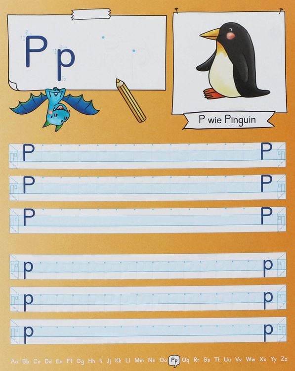 Produktbild: Erstes Schreiben mit Spurrillen. Buchstaben