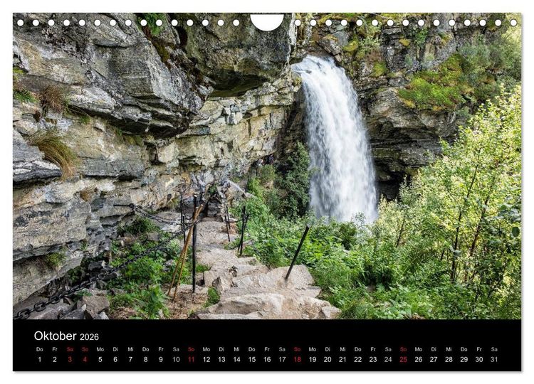 Produktbild: Norwegen - Unterwegs im Land der Berge, Trolle und Fjorde (Wandkalender 2026 DIN A4 quer), CALVENDO Monatskalender