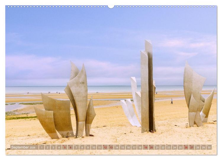 Produktbild: Normandie. Poesie in Frankreichs Norden (Wandkalender 2026 DIN A2 quer), CALVENDO Monatskalender