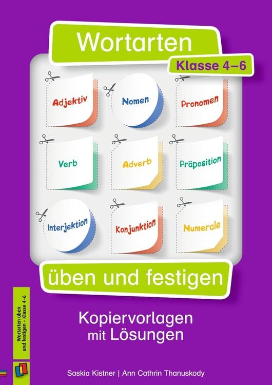 Produktbild: Wortarten &uuml;ben und festigen &ndash; Klasse 4-6