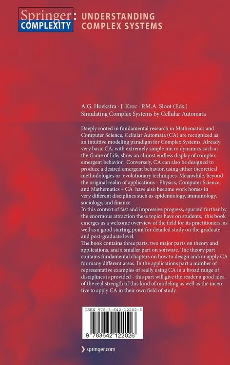 Produktbild: Simulating Complex Systems by Cellular Automata