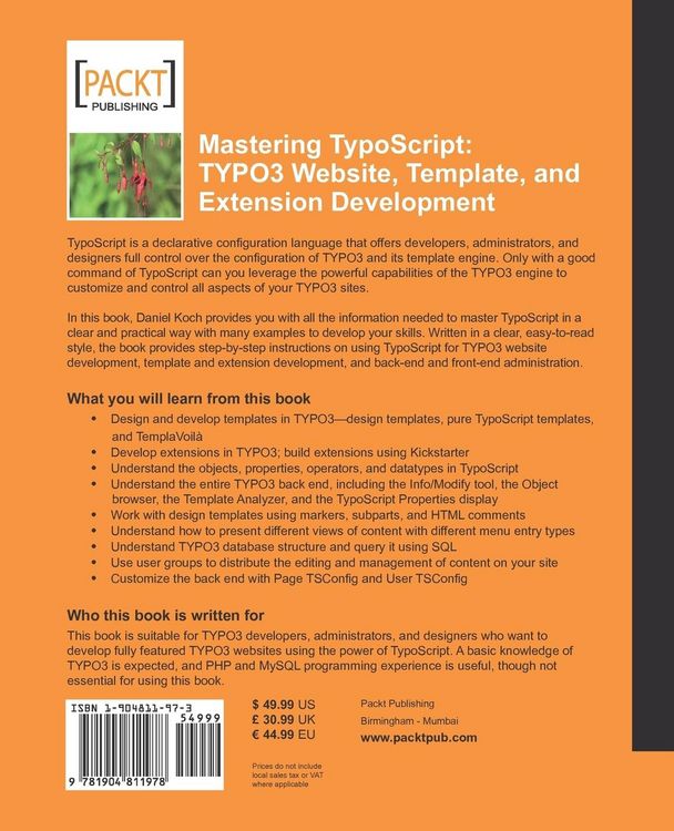 Produktbild: Mastering TypoScript