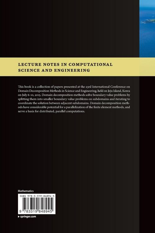 Produktbild: Domain Decomposition Methods in Science and Engineering XXIII