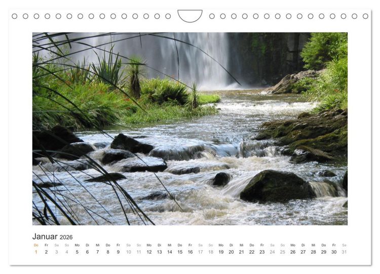 Produktbild: Traumziel Neuseelands Nordinsel 2026 (Wandkalender 2026 DIN A4 quer), CALVENDO Monatskalender