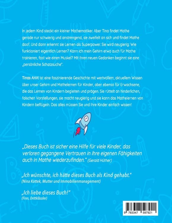 Produktbild: Tinas AHA! Eine Geschichte f&uuml;r Sch&uuml;ler &uuml;ber erfolgreiches Lernen.