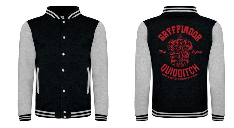 Produktbild: Harry Potter Gryffindor Quidditch Black Jacket XXL