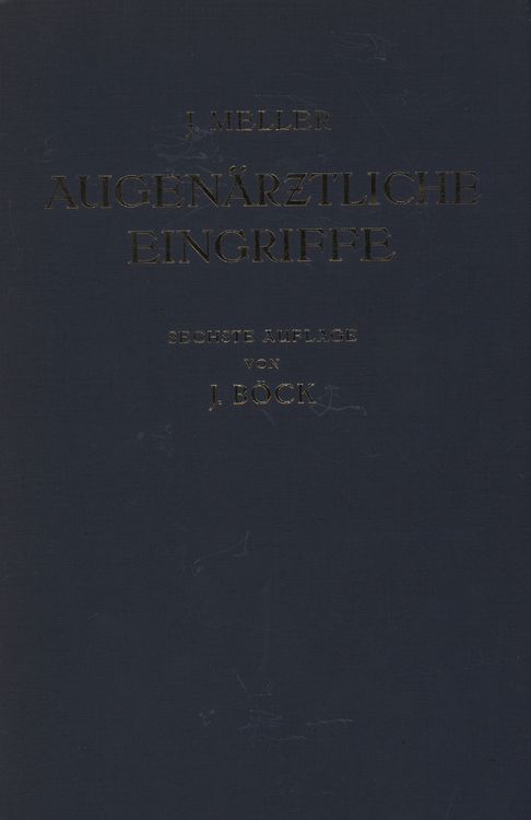 Produktbild: Augen&auml;rztliche Eingriffe