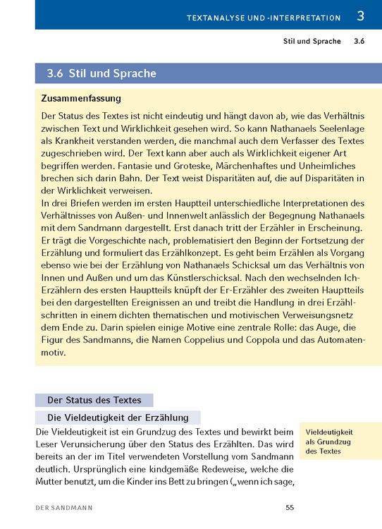Produktbild: Der Sandmann von E.T.A. Hoffmann