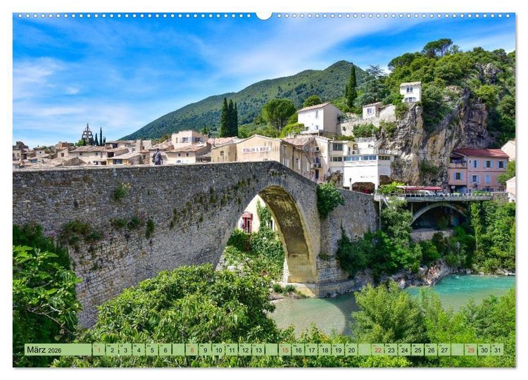 Produktbild: Wo die Provence am sch&ouml;nsten ist (hochwertiger Premium Wandkalender 2026 DIN A2 quer), Kunstdruck in Hochglanz