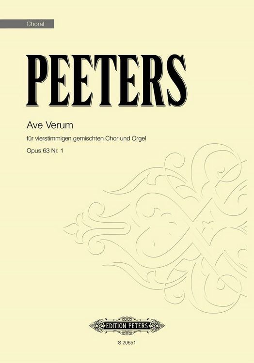 Produktbild: Ave Verum, Op. 63 No. 1