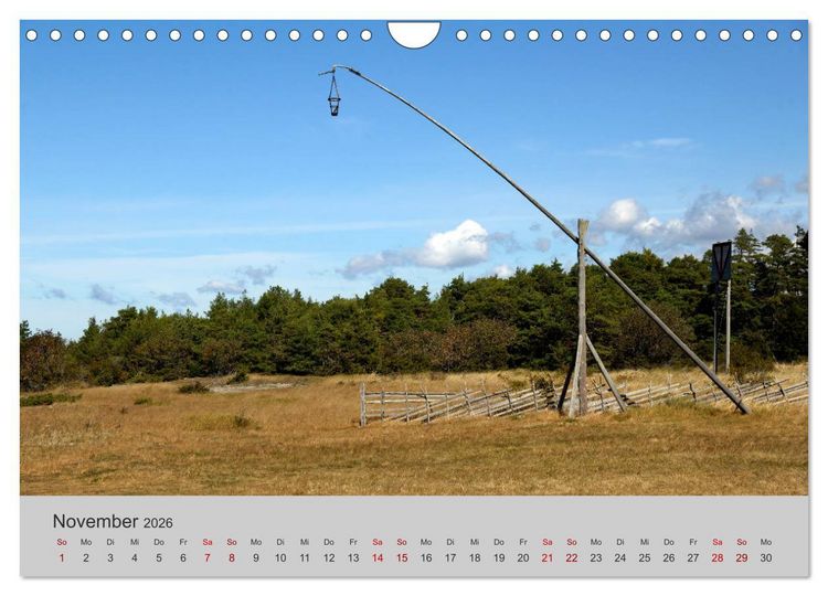 Produktbild: Gotland - Perle der Ostsee (Wandkalender 2026 DIN A4 quer), CALVENDO Monatskalender