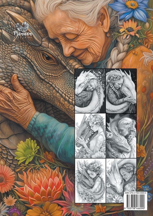 Produktbild: Drachenliebe Malbuch f&uuml;r Erwachsene