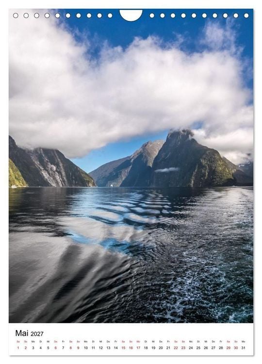 Produktbild: Mein Traumland Neuseeland (Wandkalender 2027 DIN A4 hoch), CALVENDO Monatskalender