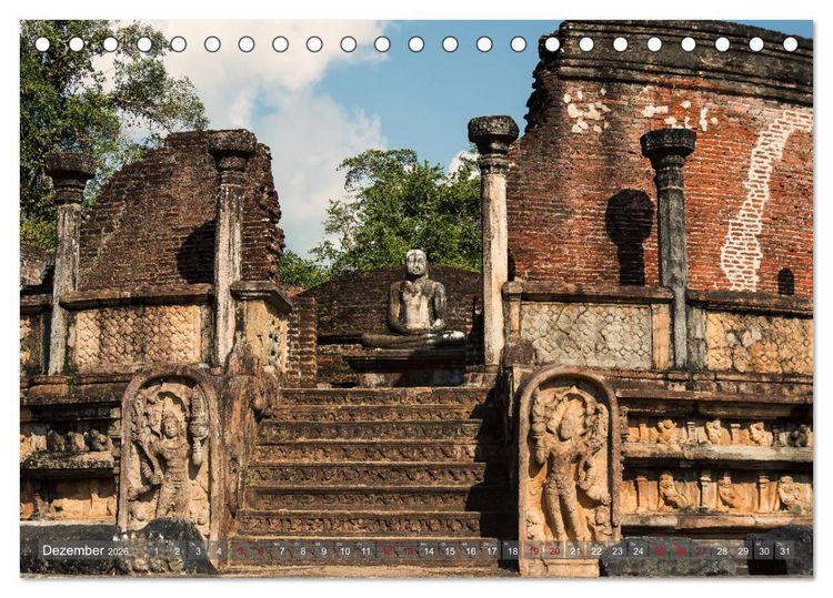 Produktbild: Reise nach Sri Lanka (Tischkalender 2026 DIN A5 quer), CALVENDO Monatskalender