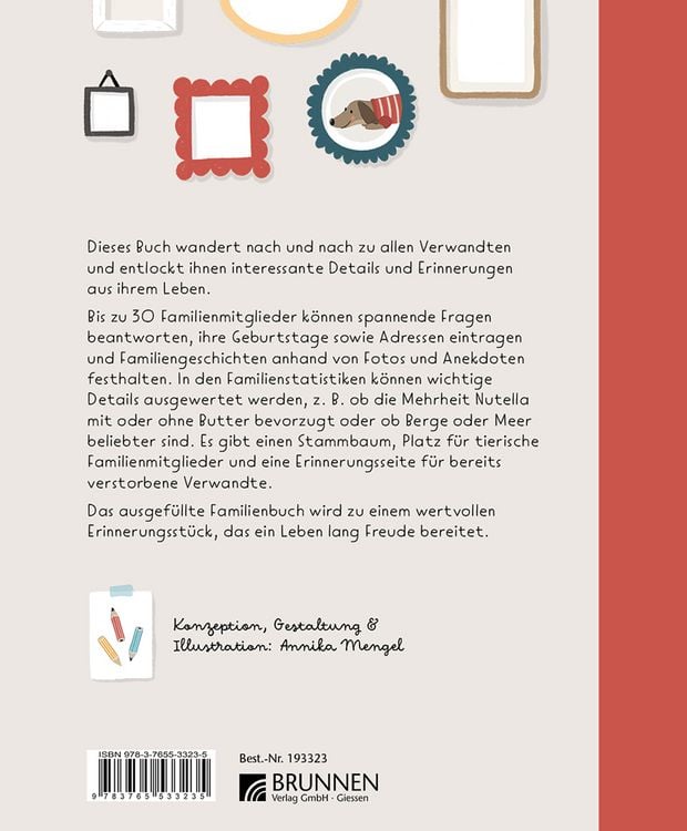 Produktbild: Meine Familie in einem Buch