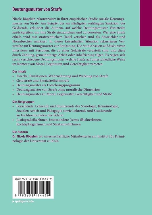 Produktbild: Deutungsmuster von Strafe
