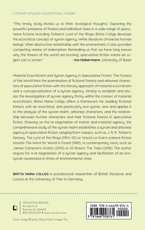 Produktbild: Material Ecocriticism and Sylvan Agency in Speculative Fiction
