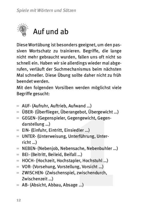 Produktbild: Die 50 besten Spiele zum Ged&auml;chtnistraining mit Senioren