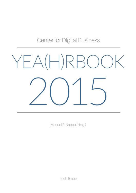 Produktbild: Center for Digital Business Yea(h)rbook 2015
