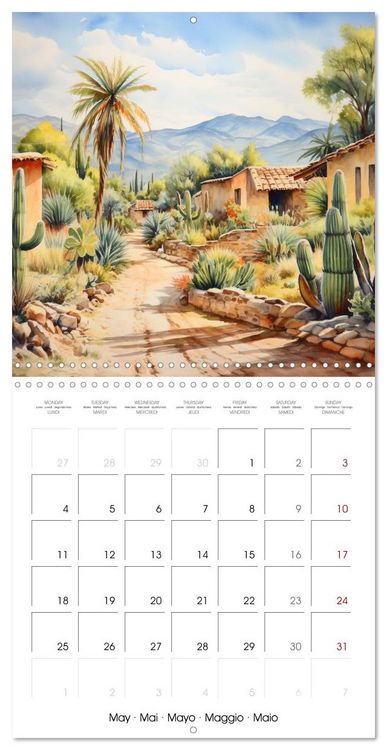 Produktbild: Terres d'habitats (Calendrier mural carr&eacute; 2026 30x30 cm) Calendrier double avec une page pour vos prises de notes