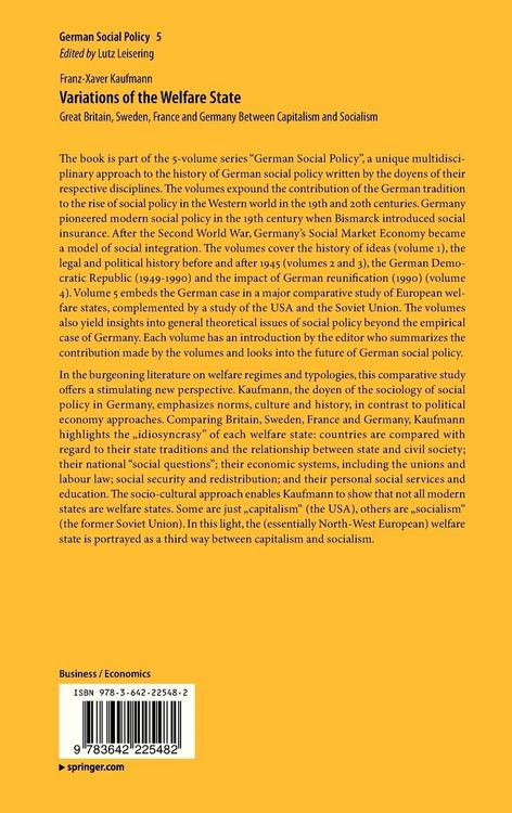 Produktbild: Variations of the Welfare State