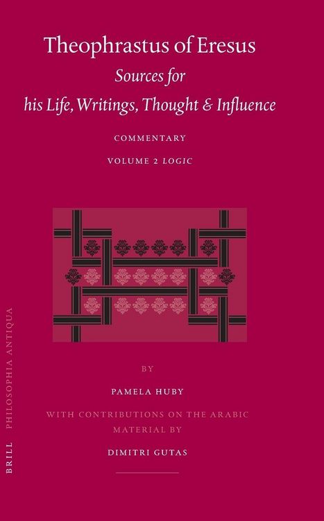 Produktbild: Theophrastus of Eresus. Sources for His Life, Writings, Thought and Influence