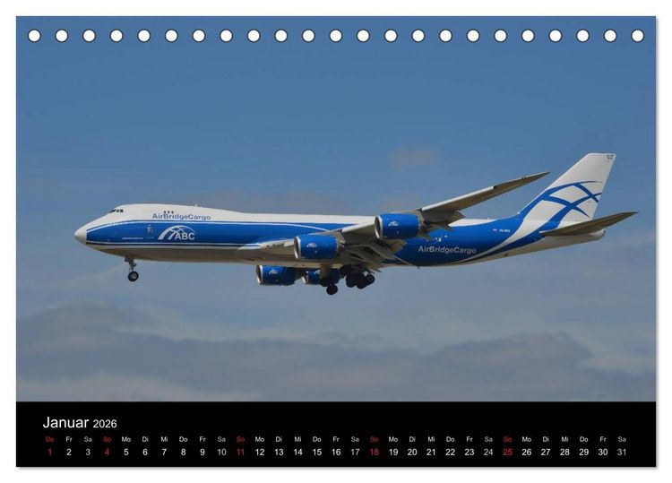 Produktbild: Luftfracht-Cargo (Tischkalender 2026 DIN A5 quer), CALVENDO Monatskalender