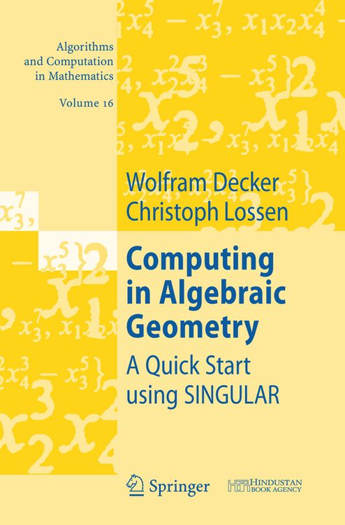 Produktbild: Computing in Algebraic Geometry