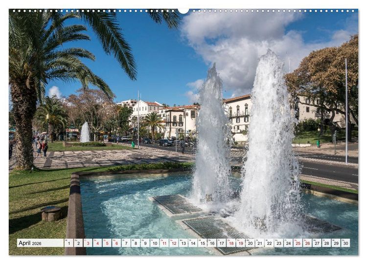 Produktbild: Madeira - Funchal (Wandkalender 2026 DIN A2 quer), CALVENDO Monatskalender