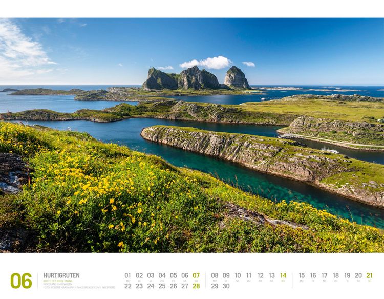 Produktbild: Hurtigruten Kalender 2026 | Unterwegs zwischen Bergen und Kirkenes
