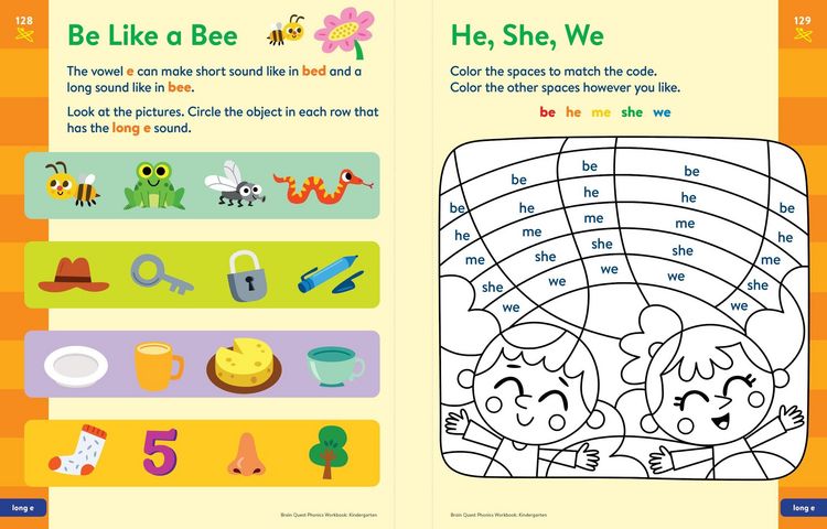 Produktbild: Brain Quest Phonics Workbook: Kindergarten